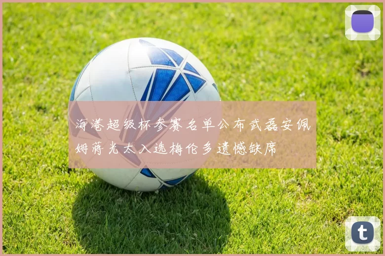 海港超级杯参赛名单公布武磊安佩姆蒋光太入选梅伦多遗憾缺席
